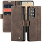 Book Classical Retro Leather Galaxy Z Fold6 Case Slim Wallet Stand