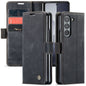 Book Classical Retro Leather Galaxy Z Fold6 Case Slim Wallet Stand