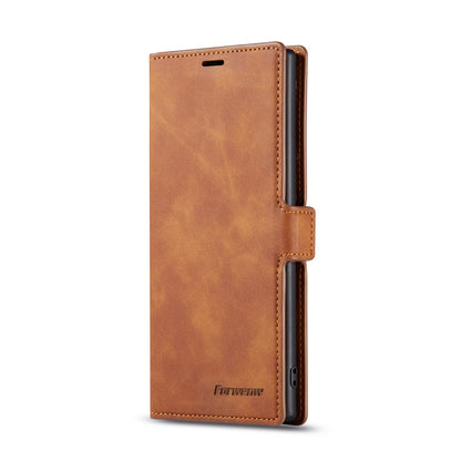 Illusion Slim Retro Leather Galaxy Note10 Case Magnetic