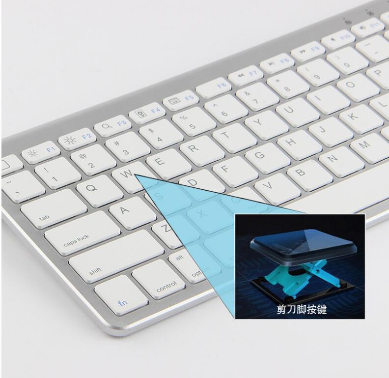 Portable Wireless Bluetooth Keyboard Square Strip Shape with Kickstand