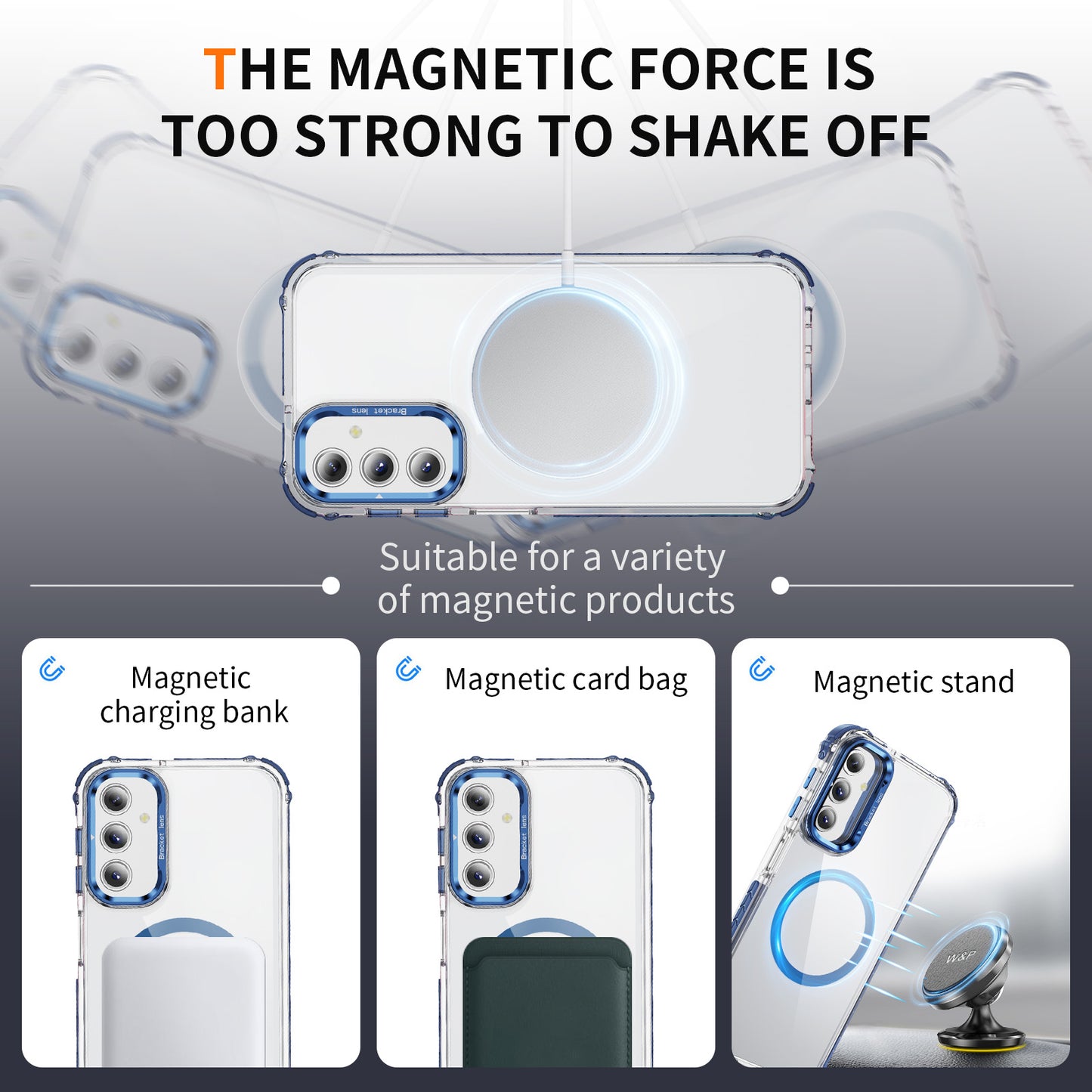 High Transmittance Magnetic Galaxy A24 Case Magsafe Stand