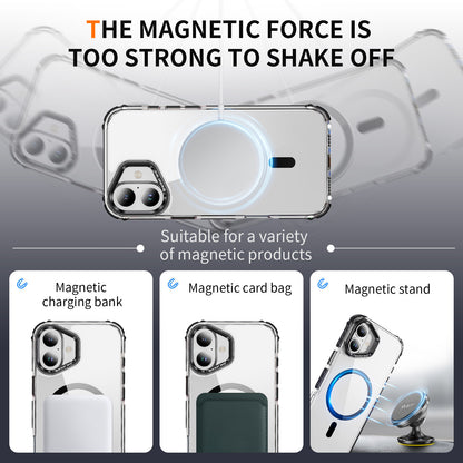 High Transmittance Magnetic iPhone 16 Plus Case Magsafe Stand