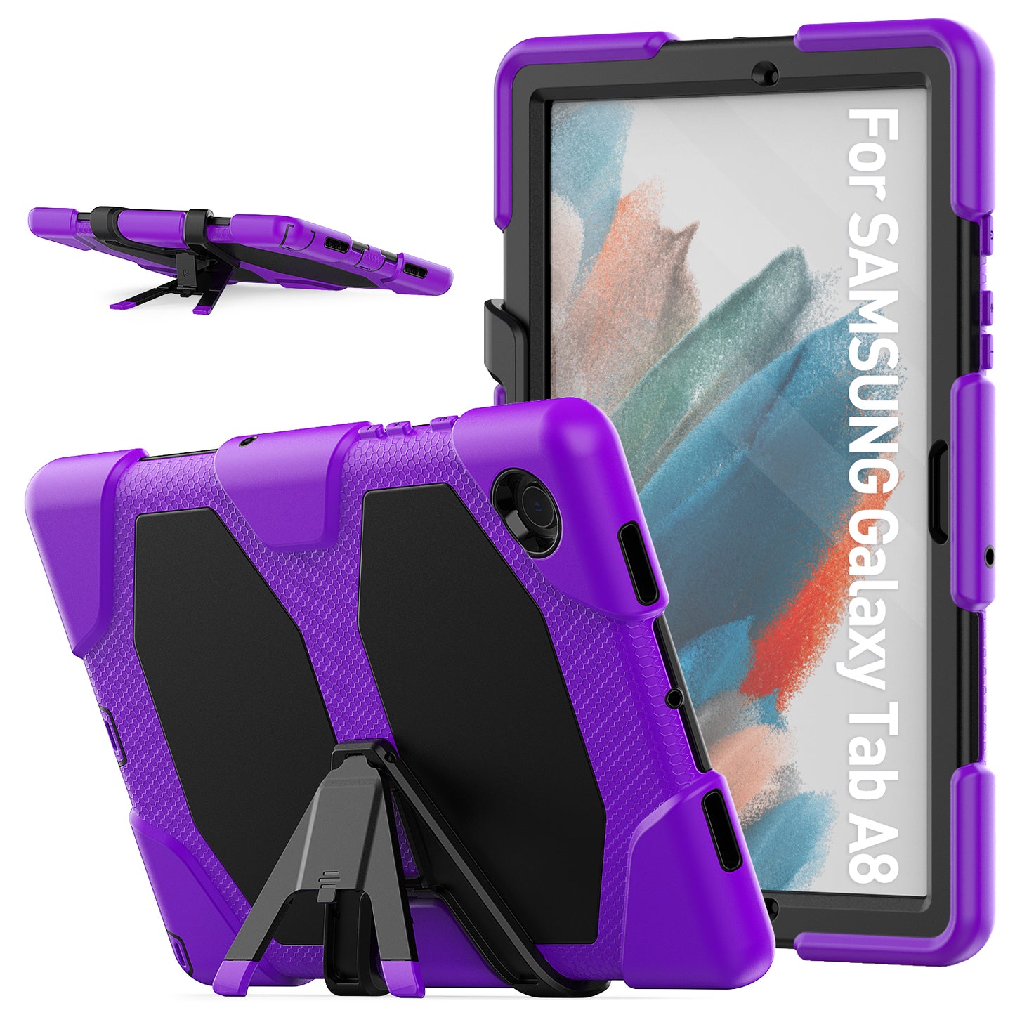 Tough Box Galaxy Tab A8 Case Built-in Screen Protector