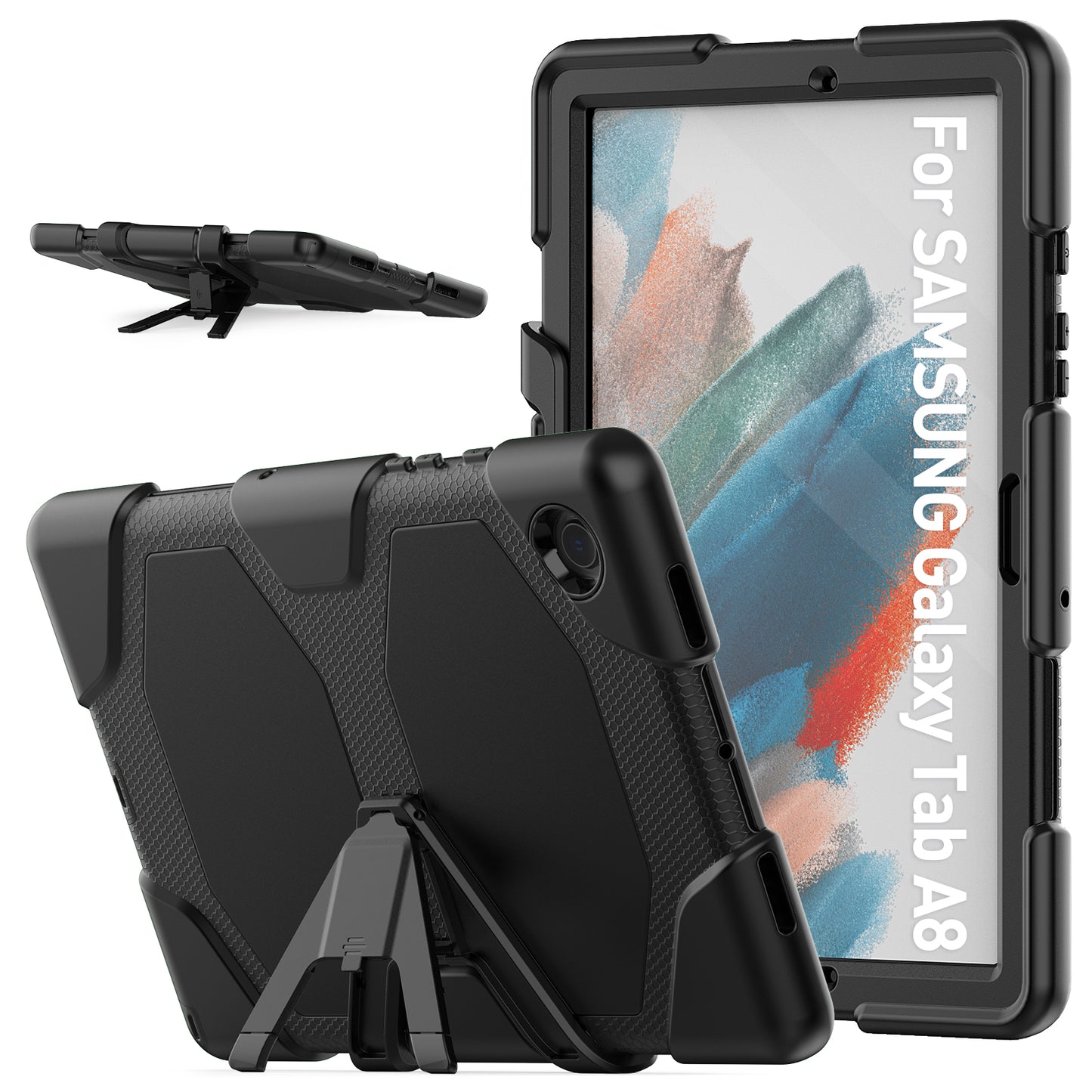 Tough Box Galaxy Tab A8 Case Built-in Screen Protector