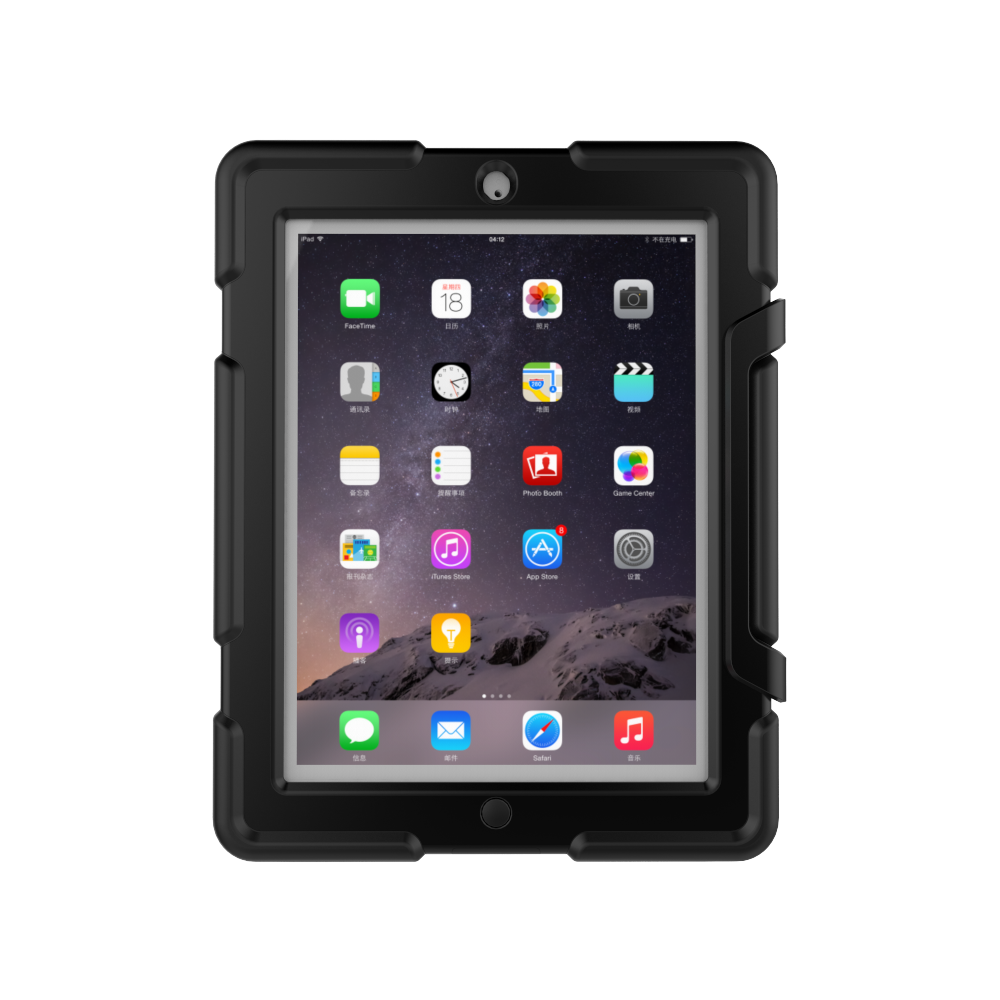 Tough Box iPad 2 3 4 Case Built-in Screen Protector