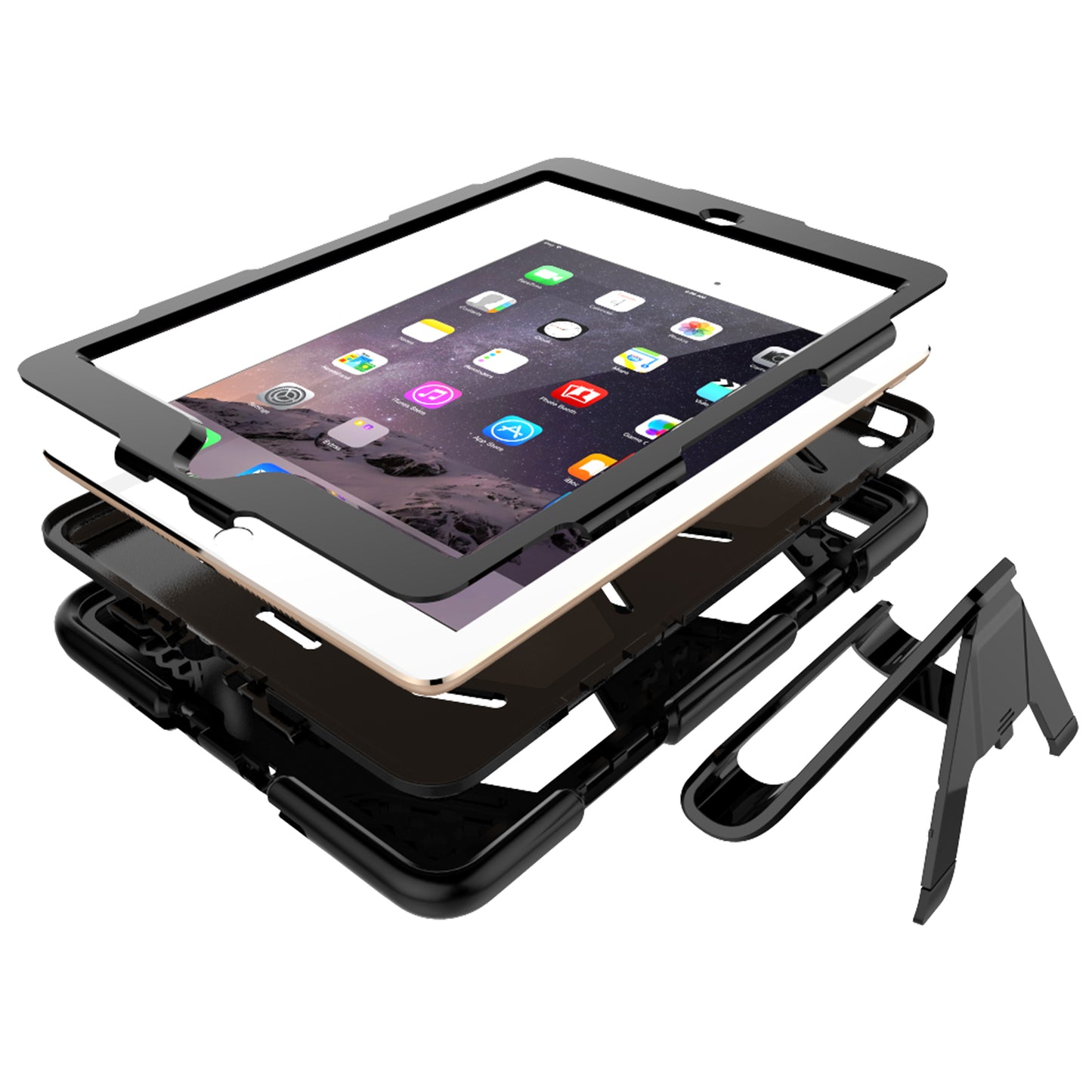 Tough Box iPad Air 2 Case Built-in Screen Protector