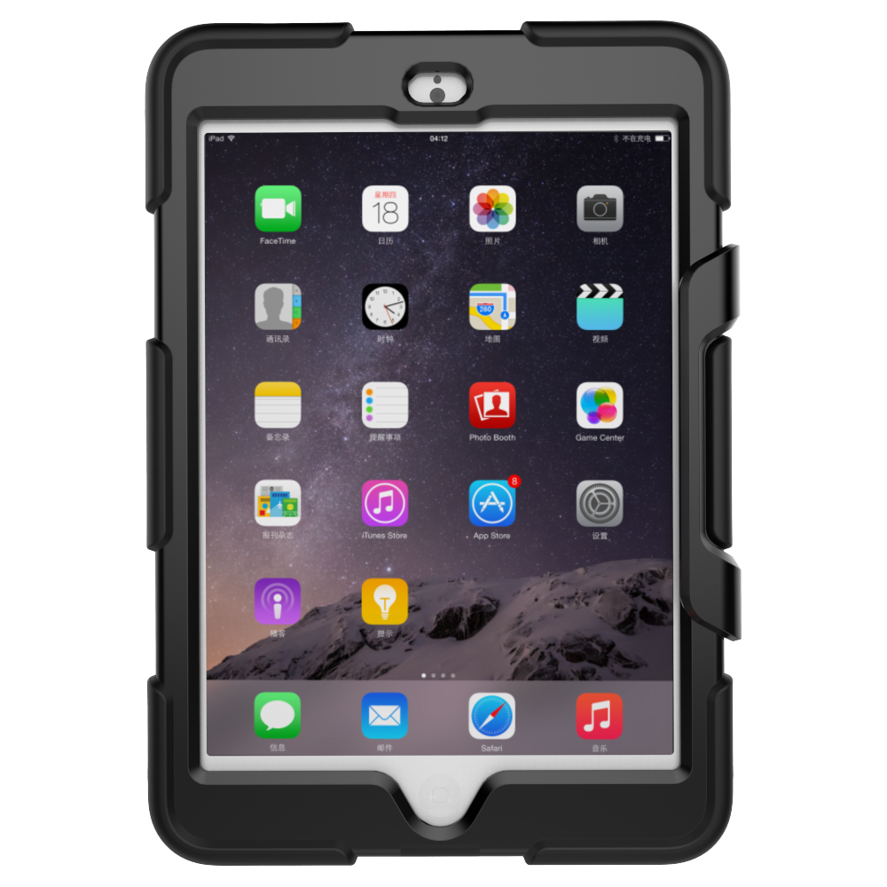 Tough Box iPad Mini 1 2 3 Case Built-in Screen Protector