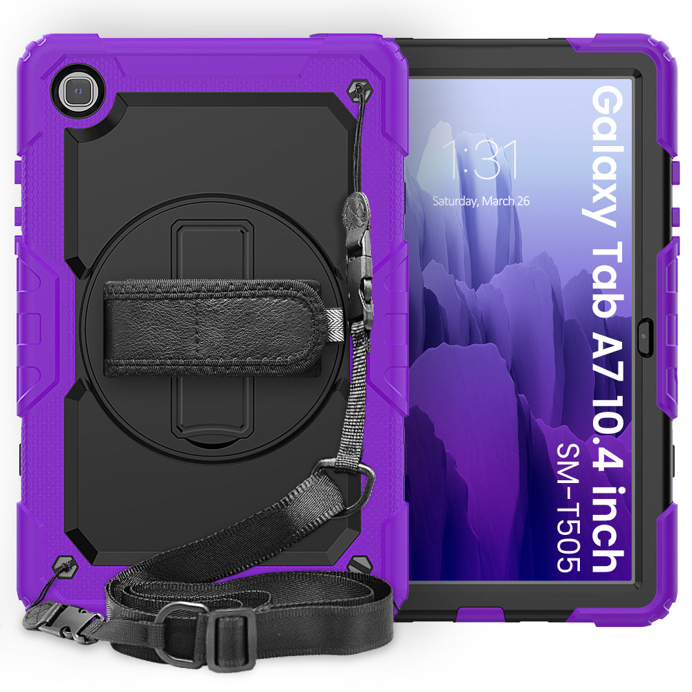 Tough Box Hand Strap Galaxy Tab A7 Case Built-in Screen Protector