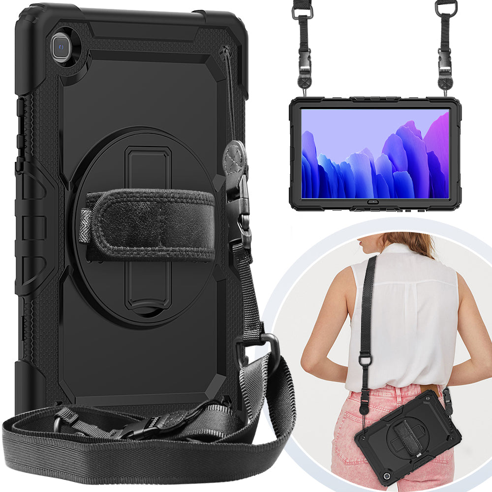 Tough Box Hand Strap Galaxy Tab A7 Case Built-in Screen Protector