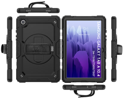 Tough Box Hand Strap Galaxy Tab A7 Case Built-in Screen Protector