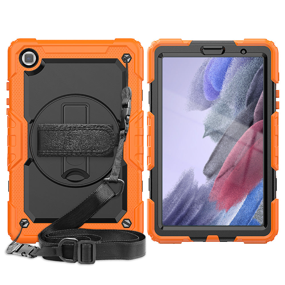 Tough Box Hand Strap Galaxy Tab A7 Lite Case Built-in Screen Protector