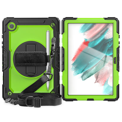 Tough Box Hand Strap Galaxy Tab A8 Case Built-in Screen Protector