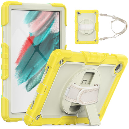 Tough Box Hand Strap Galaxy Tab A8 Case Built-in Screen Protector