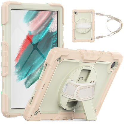 Tough Box Hand Strap Galaxy Tab A8 Case Built-in Screen Protector