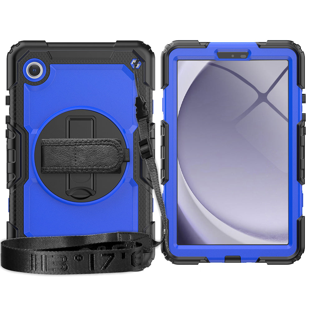 Tough Box Hand Strap Galaxy Tab A9 Case Built-in Screen Protector