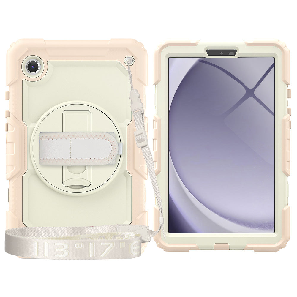 Tough Box Hand Strap Galaxy Tab A9 Case Built-in Screen Protector