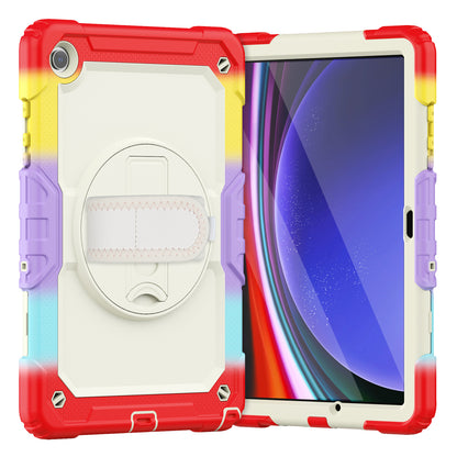 Tough Box Hand Strap Galaxy Tab A9+ Case Built-in Screen Protector