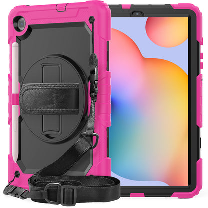 Tough Box Hand Strap Galaxy Tab S6 Lite Case Built-in Screen Protector