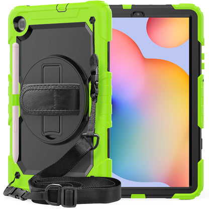 Tough Box Hand Strap Galaxy Tab S6 Lite Case Built-in Screen Protector