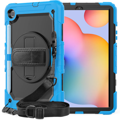 Tough Box Hand Strap Galaxy Tab S6 Lite Case Built-in Screen Protector