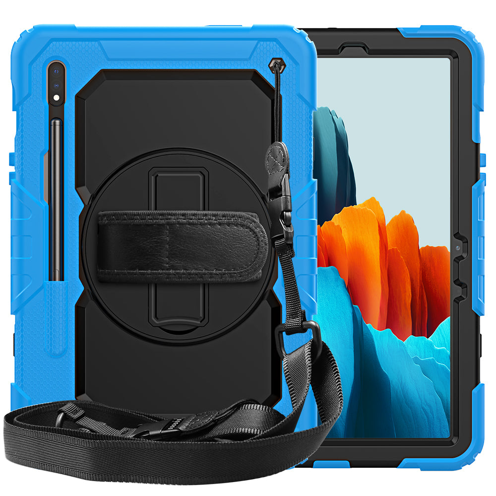 Tough Box Hand Strap Galaxy Tab S7 Case Built-in Screen Protector