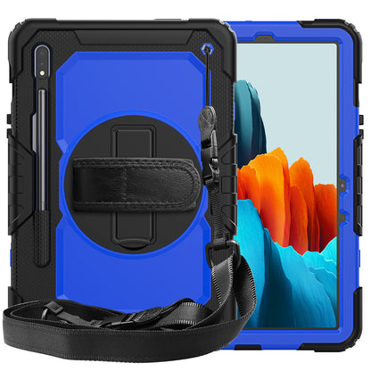 Tough Box Hand Strap Galaxy Tab S7 Case Built-in Screen Protector