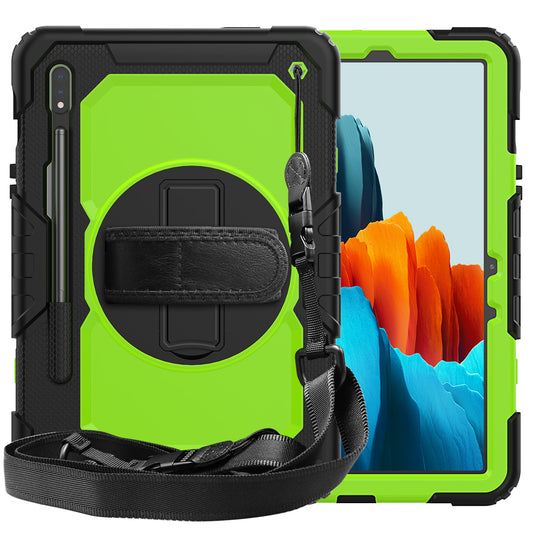 Tough Box Hand Strap Galaxy Tab S7 Case Built-in Screen Protector