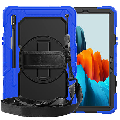 Tough Box Hand Strap Galaxy Tab S7 Case Built-in Screen Protector