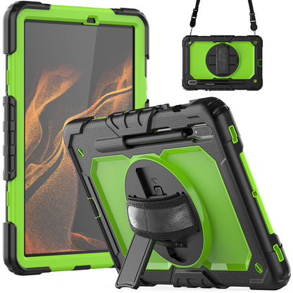 Tough Box Hand Strap Galaxy Tab S8 Case Built-in Screen Protector