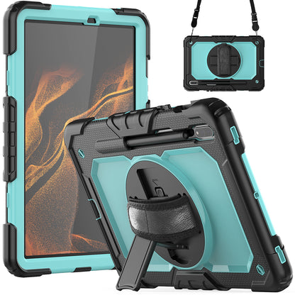 Tough Box Hand Strap Galaxy Tab S8 Case Built-in Screen Protector