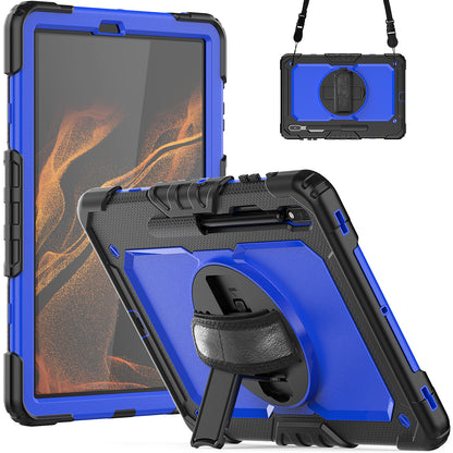 Tough Box Hand Strap Galaxy Tab S8+ Case Built-in Screen Protector