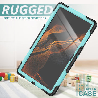 Tough Box Hand Strap Galaxy Tab S9 Ultra Case Built-in Screen Protector