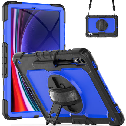 Tough Box Hand Strap Galaxy Tab S9+ Case Built-in Screen Protector