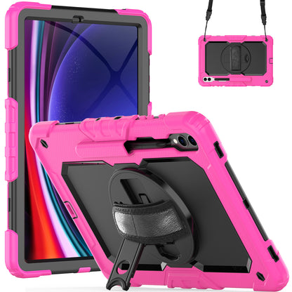 Tough Box Hand Strap Galaxy Tab S9+ Case Built-in Screen Protector