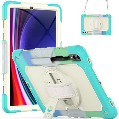 Tough Box Hand Strap Galaxy Tab S9+ Case Built-in Screen Protector