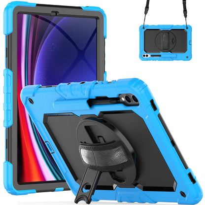 Tough Box Hand Strap Galaxy Tab S9+ Case Built-in Screen Protector