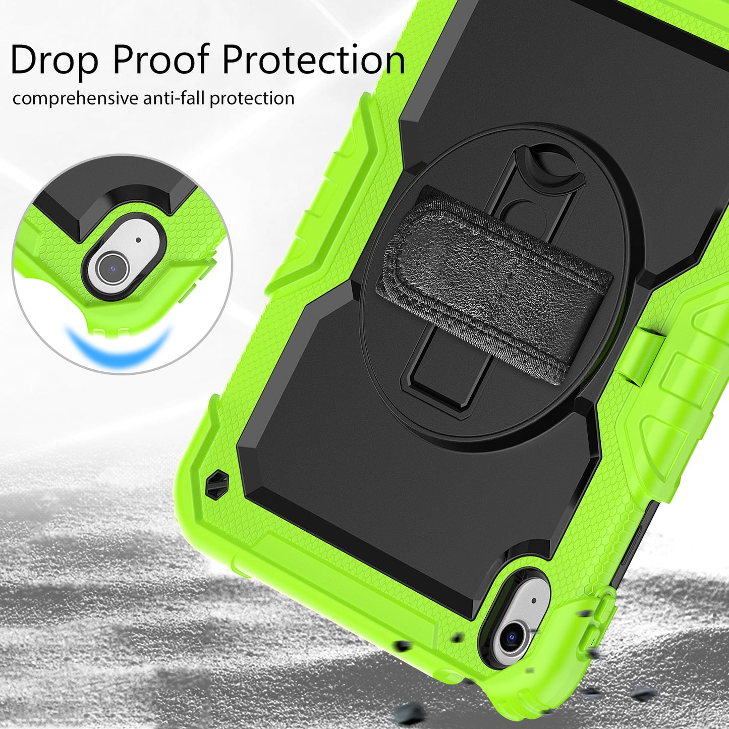 Tough Box Hand Strap iPad 10 Case Built-in Screen Protector