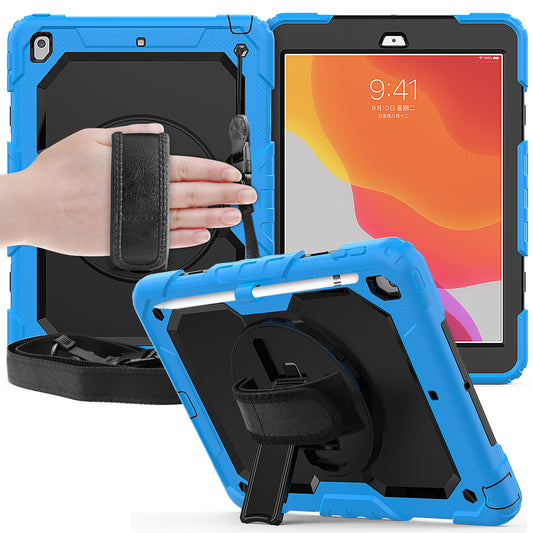 Tough Box Hand Strap iPad 9 Case Built-in Screen Protector