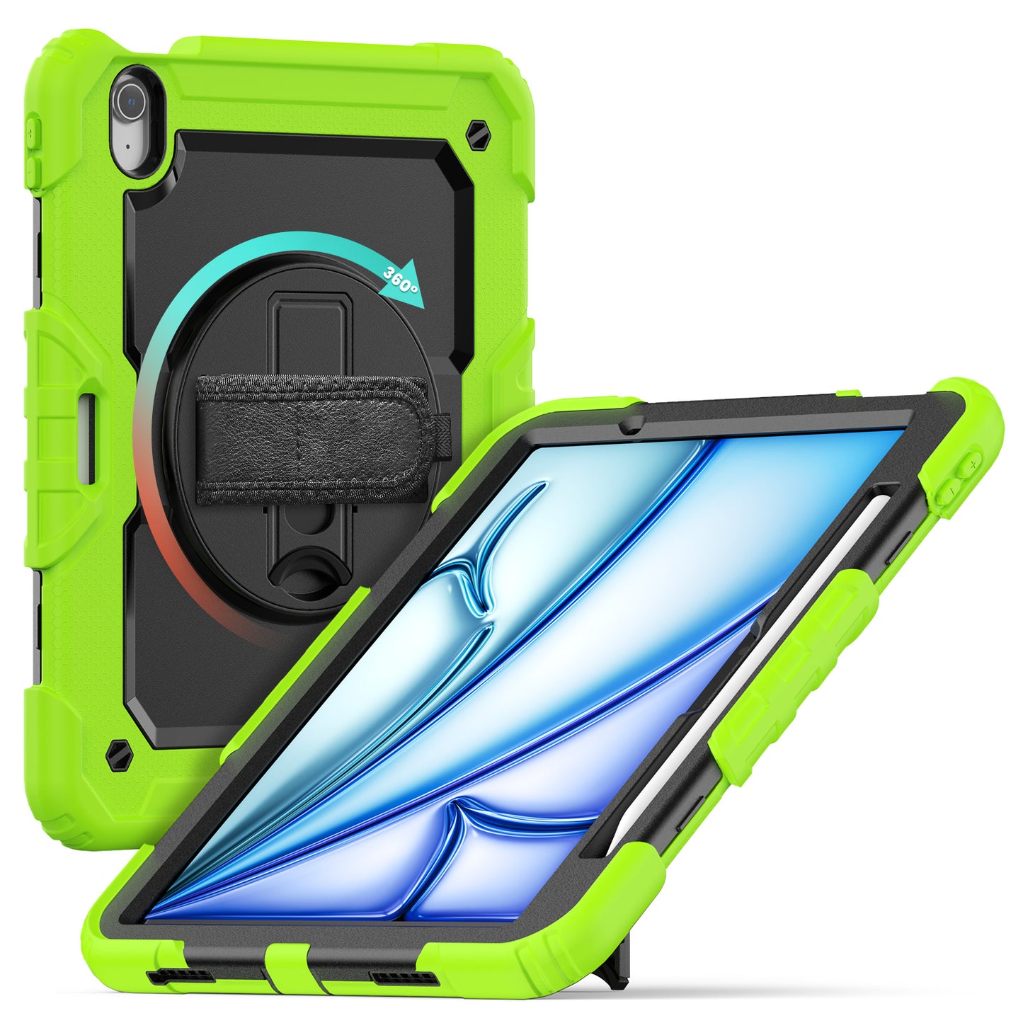 Tough Box Hand Strap iPad Air 11 Case Built-in Screen Protector