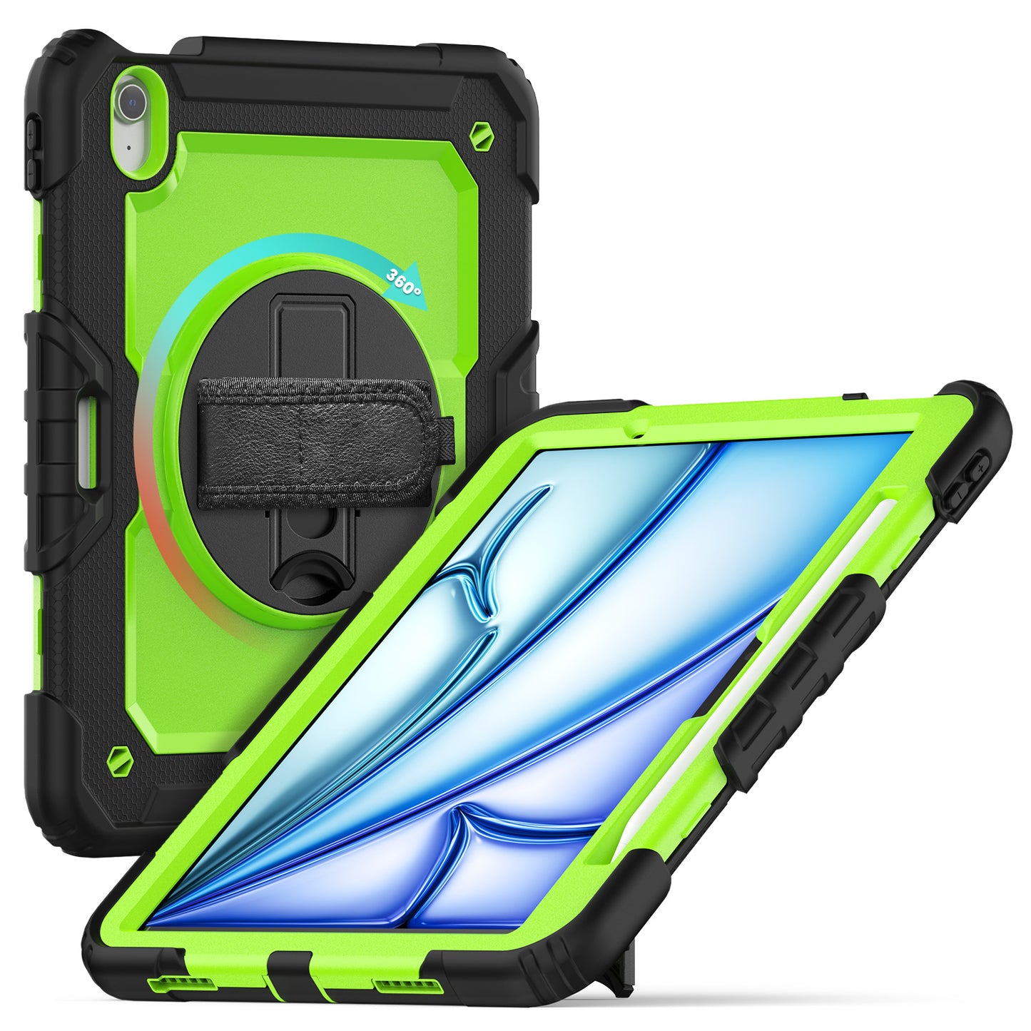 Tough Box Hand Strap iPad Air 11 Case Built-in Screen Protector