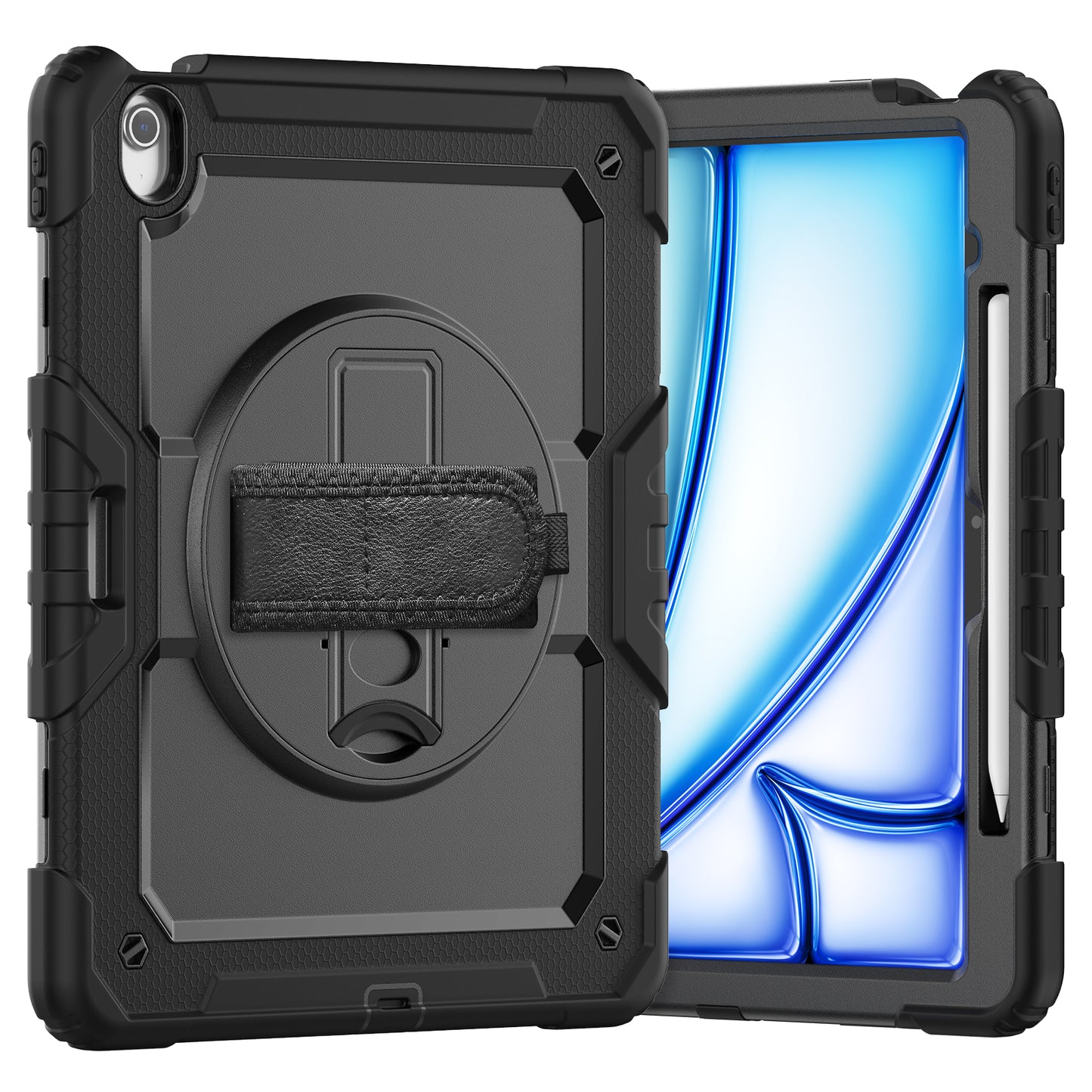 Tough Box Hand Strap iPad Air 13 Case Built-in Screen Protector