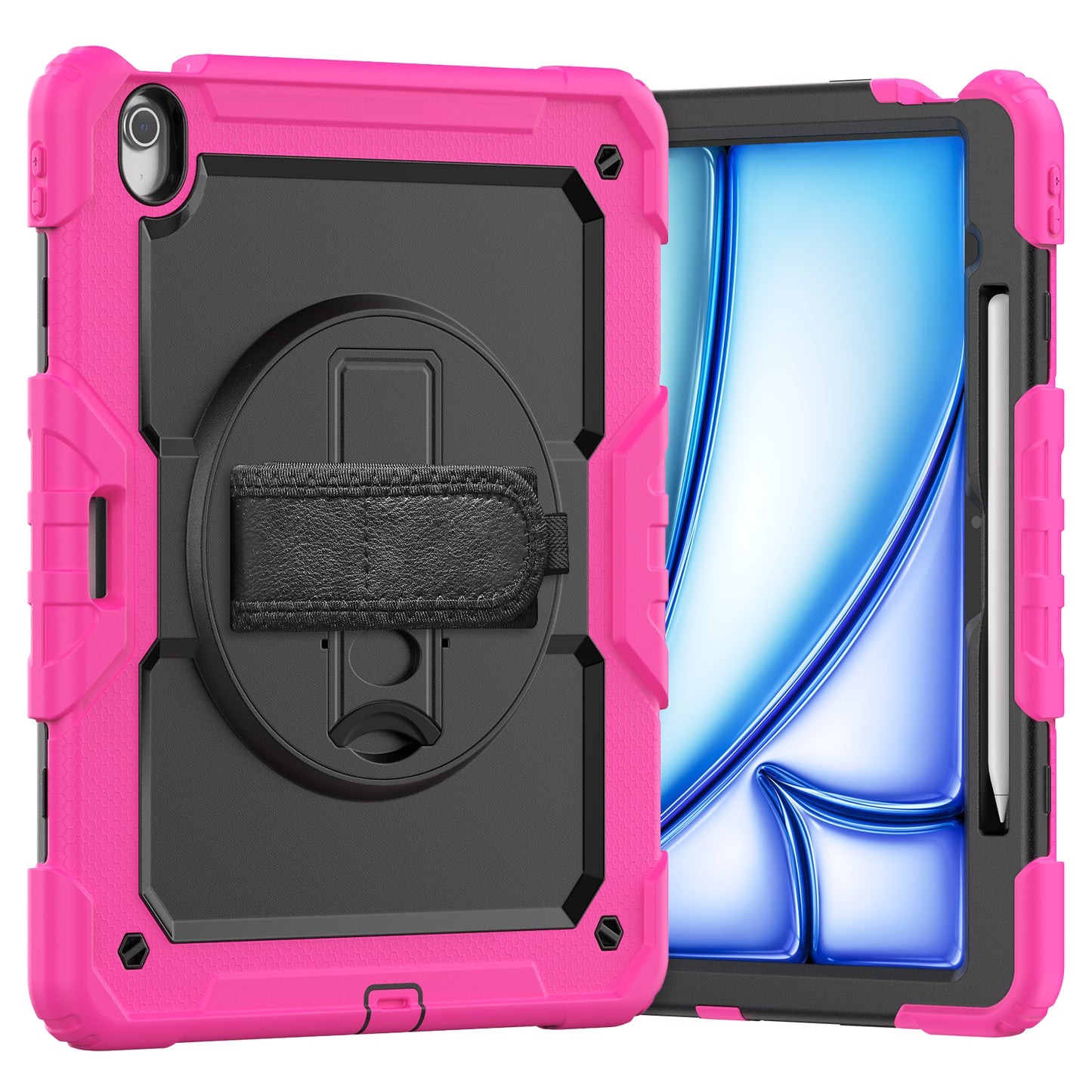 Tough Box Hand Strap iPad Air 13 Case Built-in Screen Protector