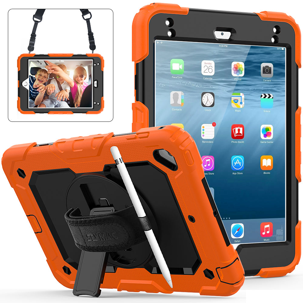 Tough Box Hand Strap iPad Mini 4 Case Built-in Screen Protector