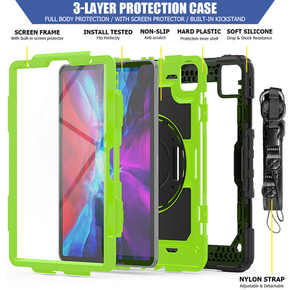 Tough Box Hand Strap iPad Pro 11 2018 Case Built-in Screen Protector