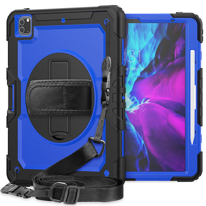 Tough Box Hand Strap iPad Pro 12.9 2021 Case Built-in Screen Protector