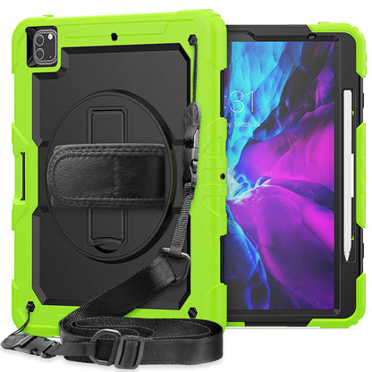 Tough Box Hand Strap iPad Pro 12.9 2021 Case Built-in Screen Protector