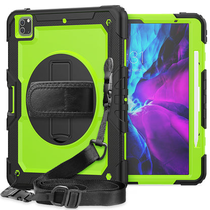 Tough Box Hand Strap iPad Pro 12.9 2021 Case Built-in Screen Protector