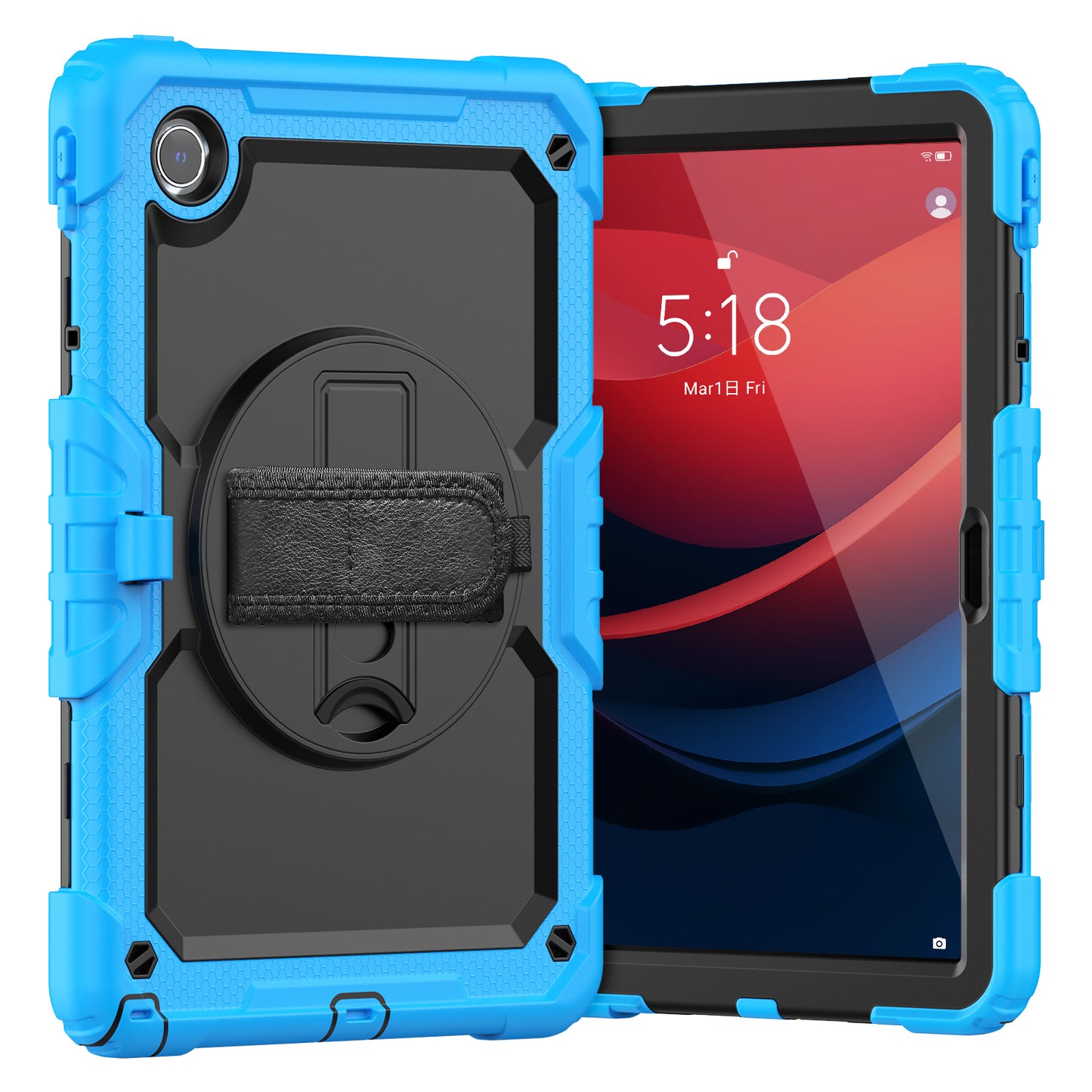 Tough Box Hand Strap Lenovo Tab M11 2024 Case Built-in Screen Protector