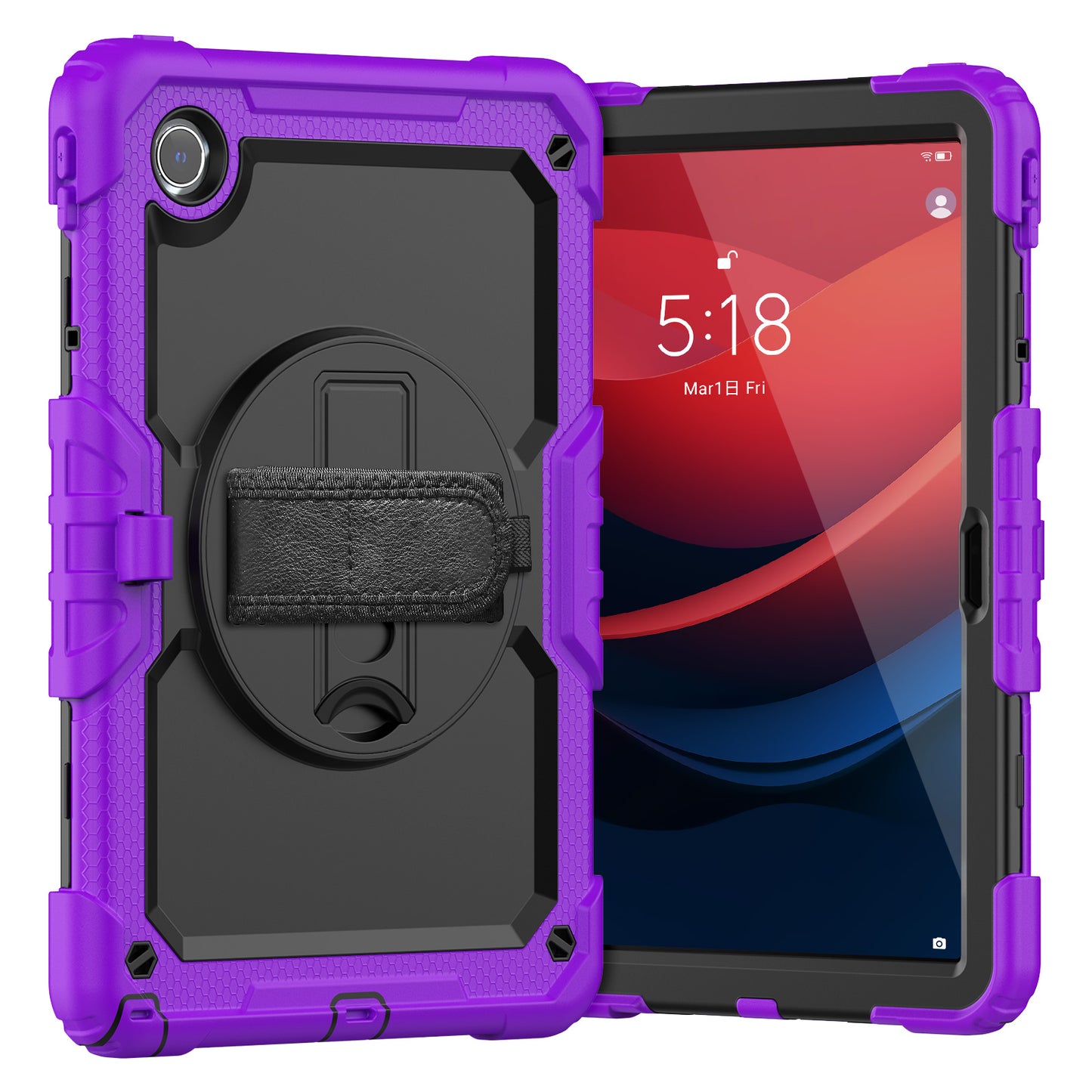 Tough Box Hand Strap Lenovo Tab M11 2024 Case Built-in Screen Protector