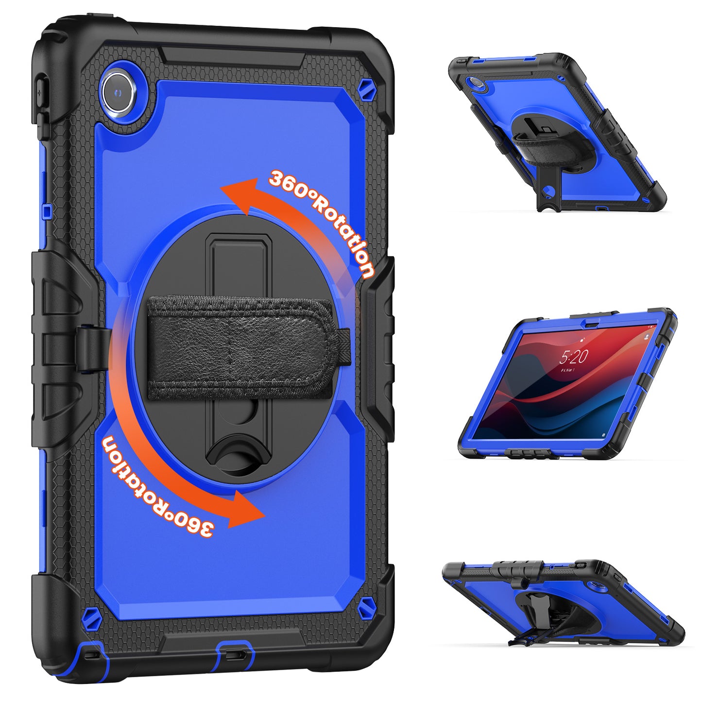 Tough Box Hand Strap Lenovo Tab M11 2024 Case Built-in Screen Protector